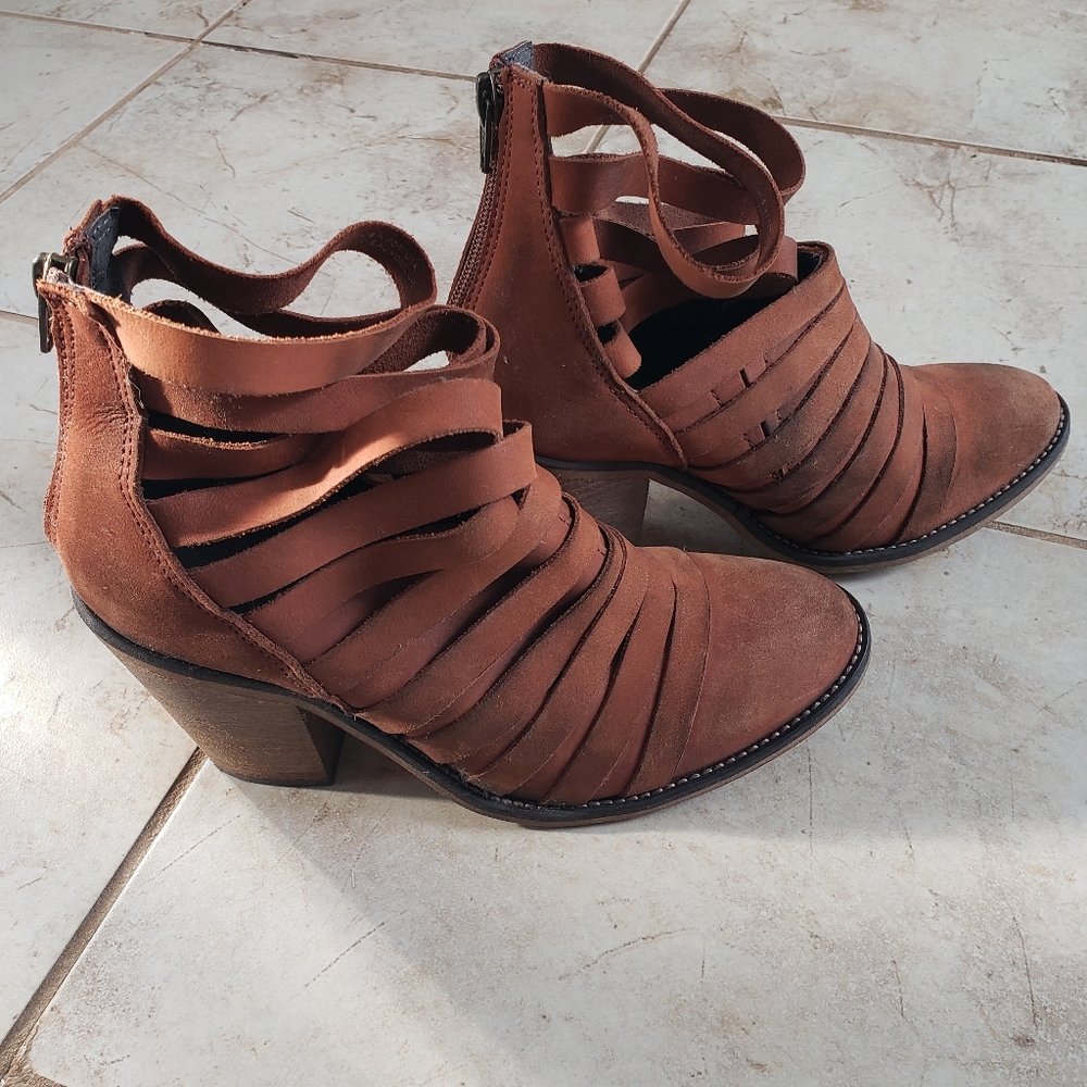 Free People Strappy Bootie